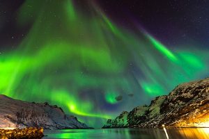 See the Northern Lights with Ranulph Fiennes - join the legendary explorer on a cruise of Norway